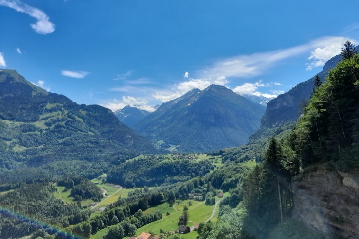 View from Reichenbach Falls